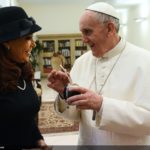 Pope Francis with Mate and Cristina Fernandez