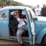 Jose Mujica and his beetle car
